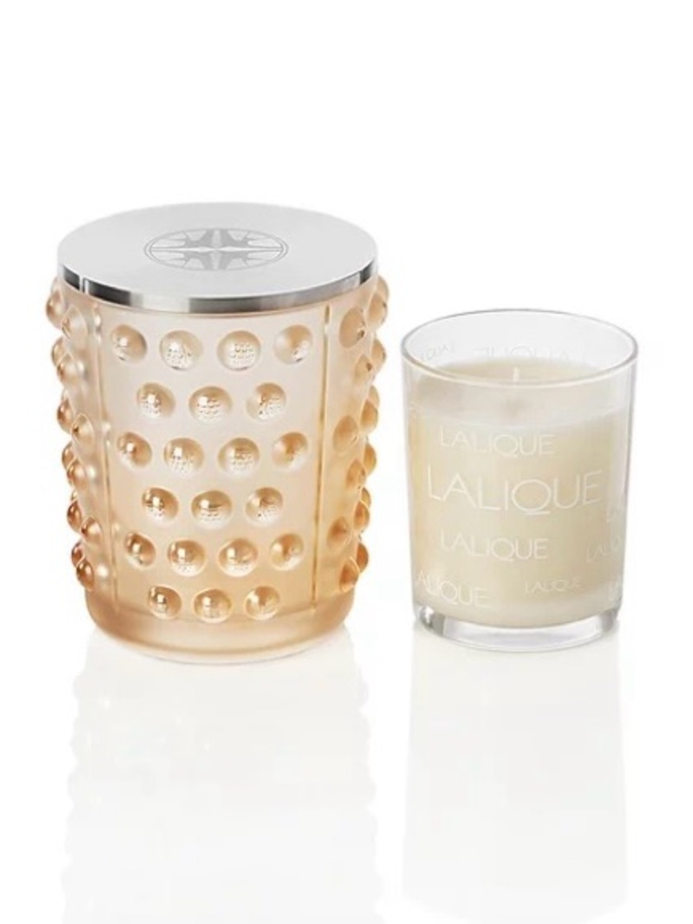 Lalique Mossi Candle Vase